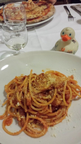 Italienisches Abendessen in Trastevere