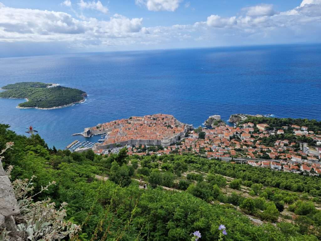 Blick auf die Altstadt von Dubrovnik